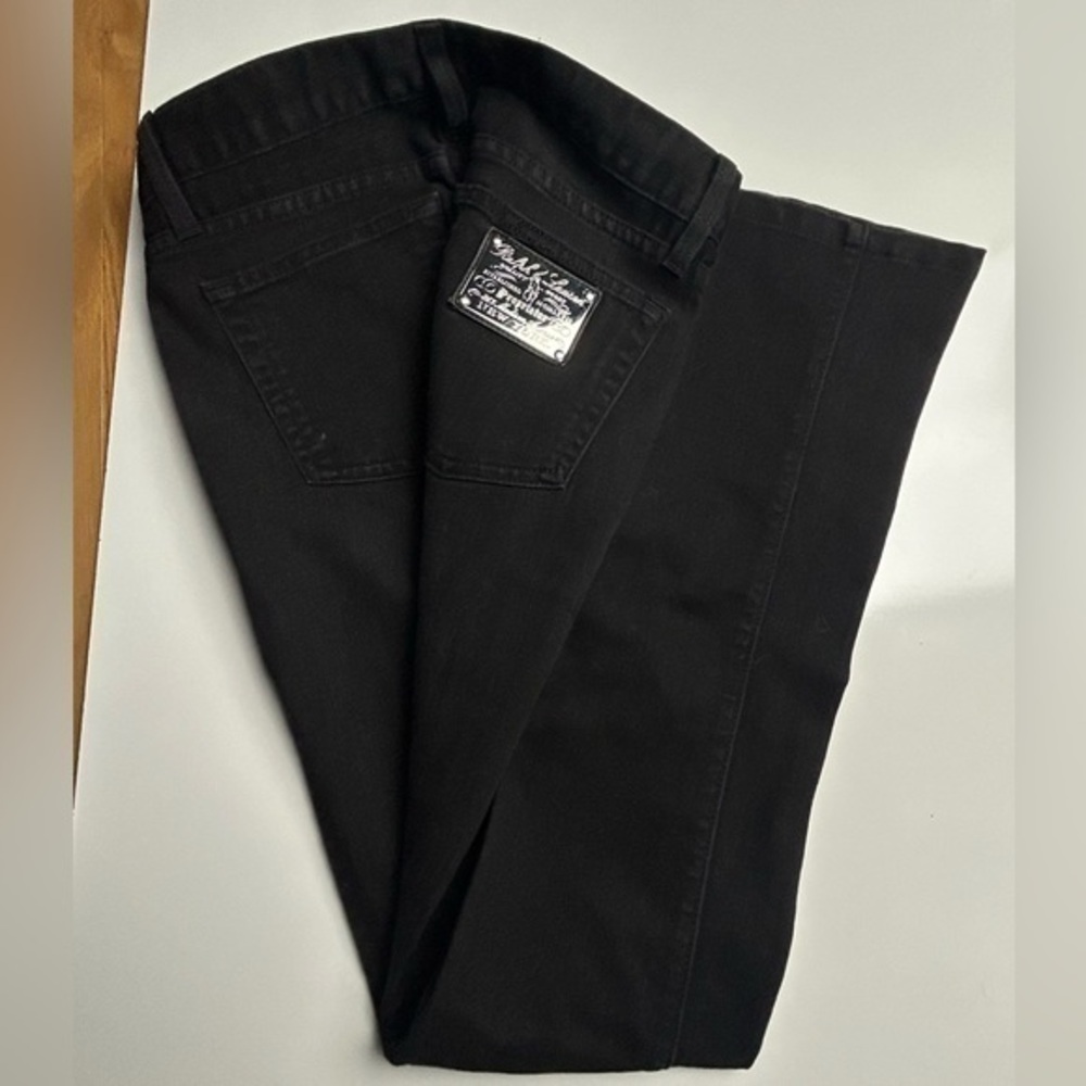 Ralph Lauren‎ 380 black jeans silver plate logo
